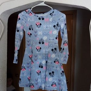 Very nice minnie and mickey long sleeve dress